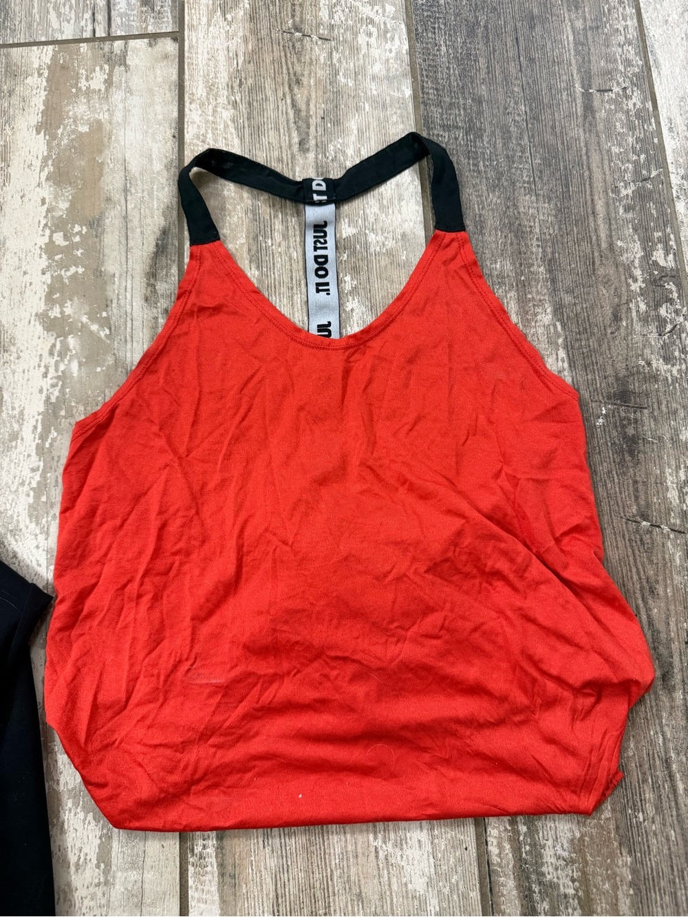 Nike Red Racerback Tank with Black Straps